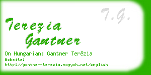 terezia gantner business card
